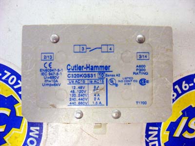 <b>Cutler-Hammer - </b>C320KGS31 Auxiliary Contact Series A2